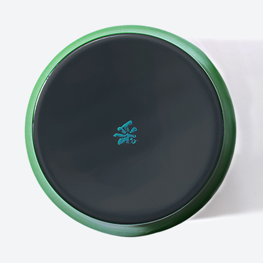 <采色塗なか門>新湯呑 彩クラウド シーグリーン