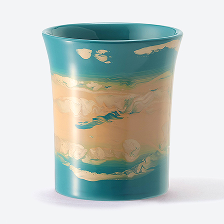 ＜采色塗なか門＞新湯呑　彩クラウド　空