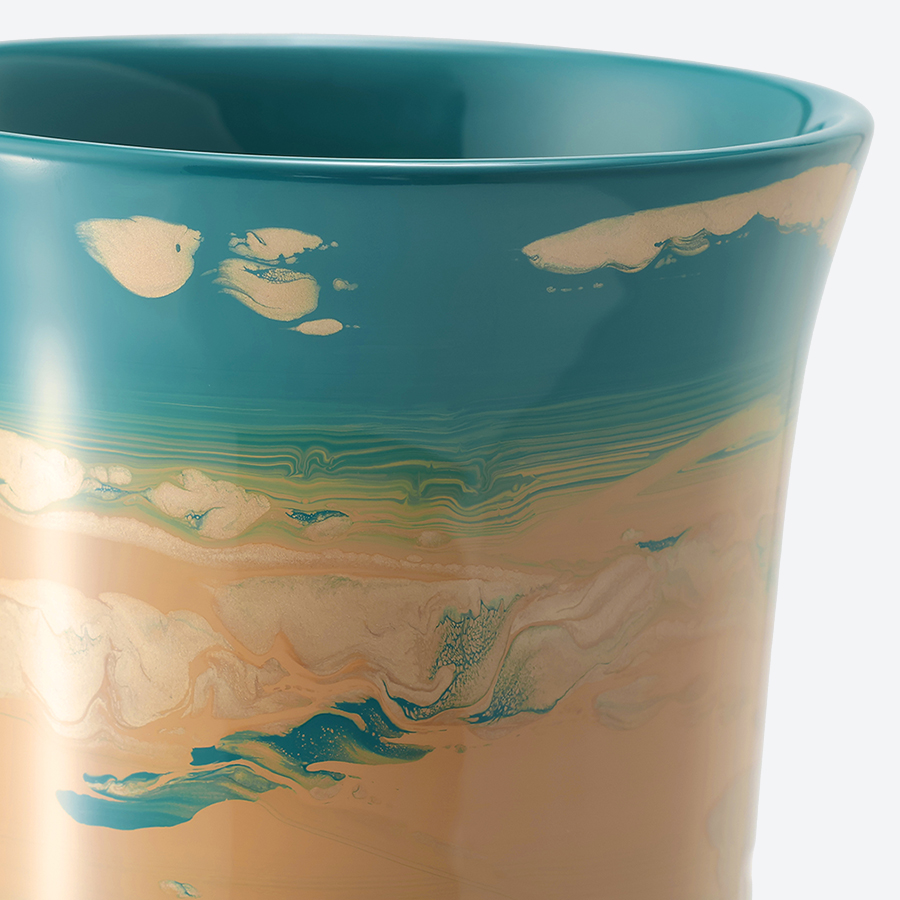 <采色塗なか門>新湯呑 彩クラウド 空