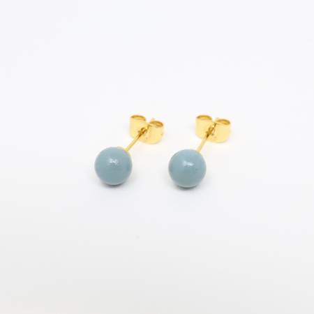 ＜ヌシヤ＞輪島でうまれた うるしのピアス　そら（水色）