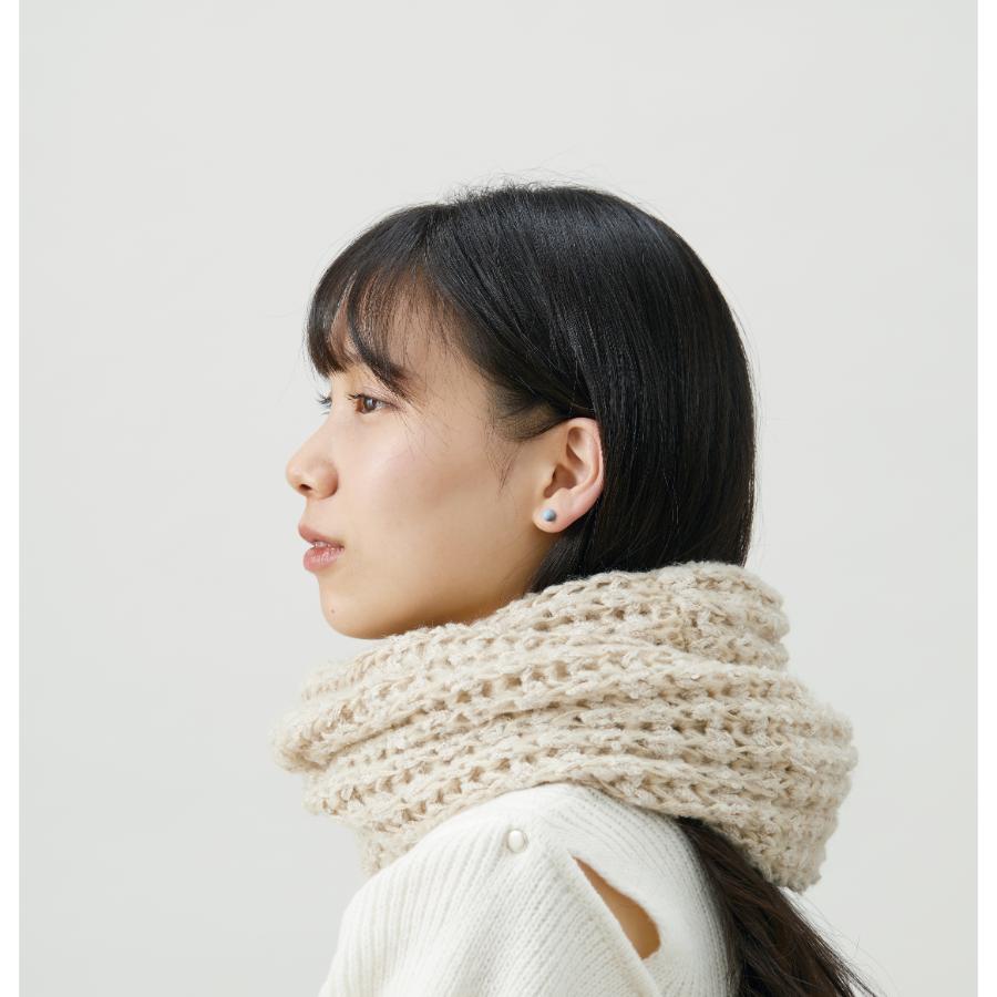 ＜ヌシヤ＞輪島でうまれた うるしのイヤリング　そら（水色）