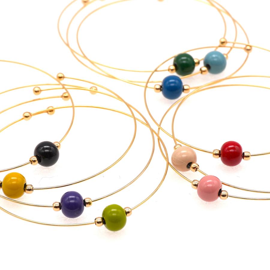 ＜ヌシヤ＞輪島でうまれた うるしのブレスレット　あやめ（紫）