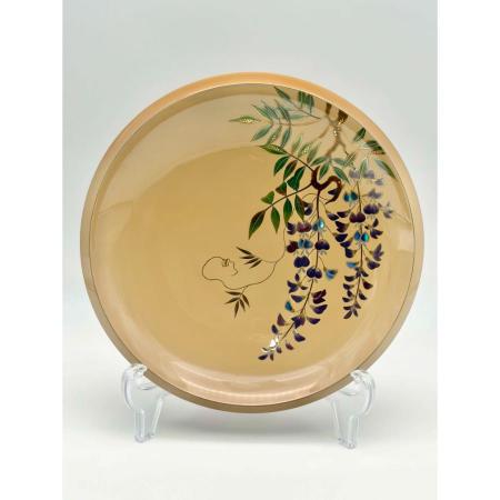 ＜中島忠平漆器店＞飾り皿　藤