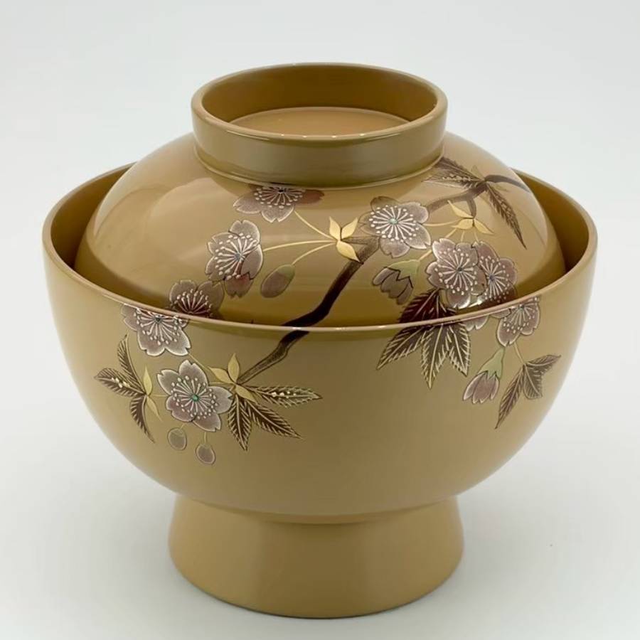 <中島忠平漆器店>時代椀 桜