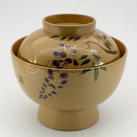 ＜中島忠平漆器店＞時代椀　藤
