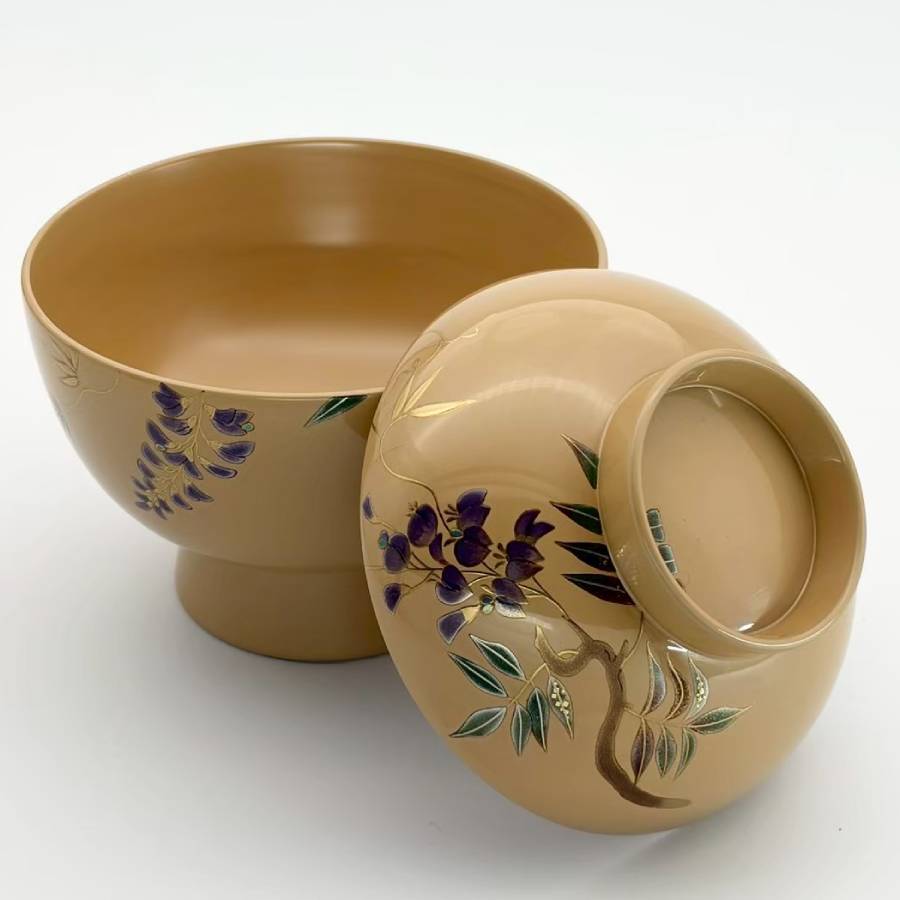<中島忠平漆器店>時代椀 藤