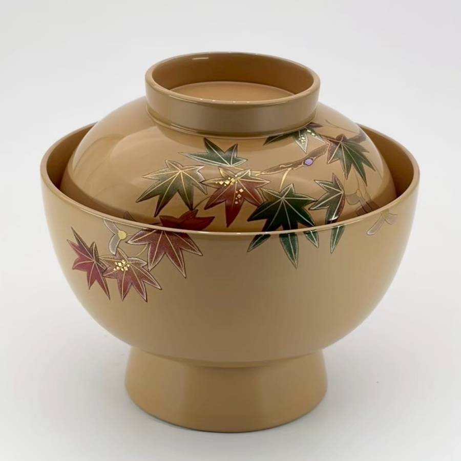 <中島忠平漆器店>時代椀 紅葉