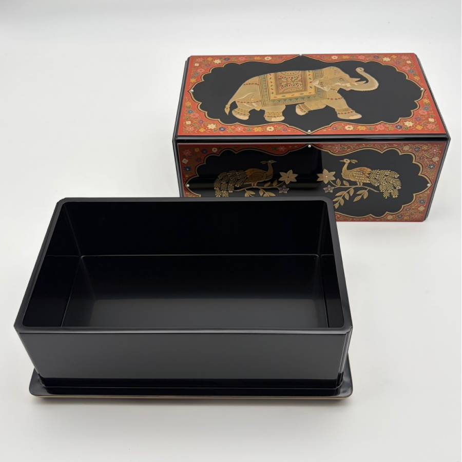 <中島忠平漆器店>飾り箱「聖獣文様」 1点限り