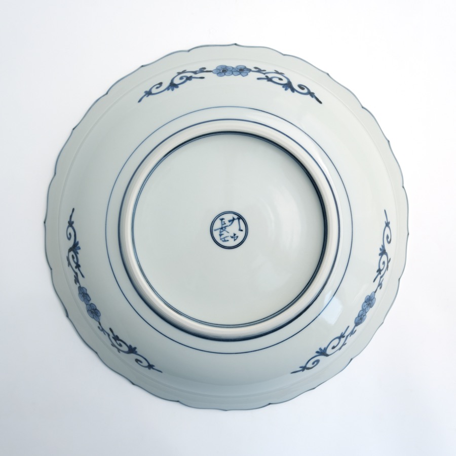 ＜山本 長左＞11号　大皿　芙蓉手