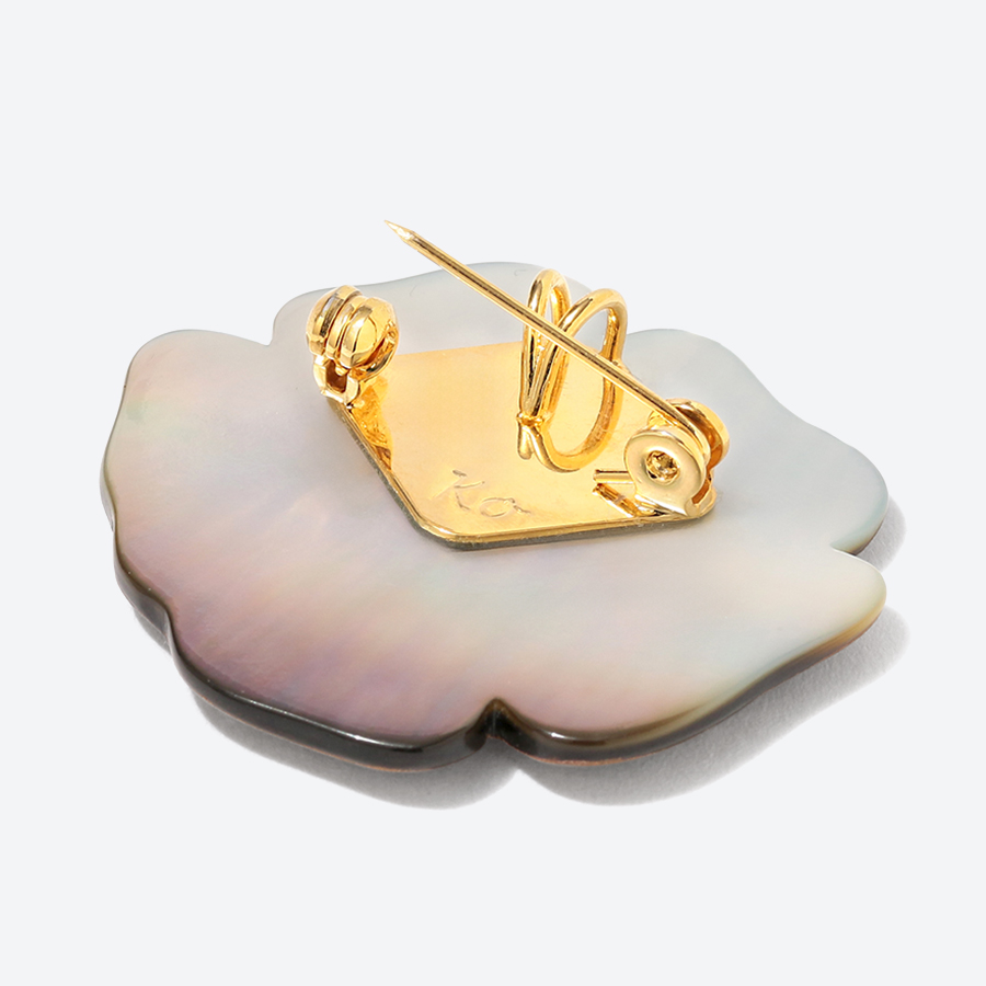 <Classic Ko>Poppy brooch