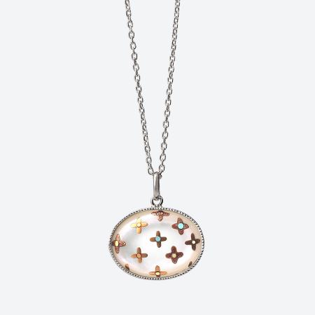 ＜Classic Ko＞Floret dot SV pendant