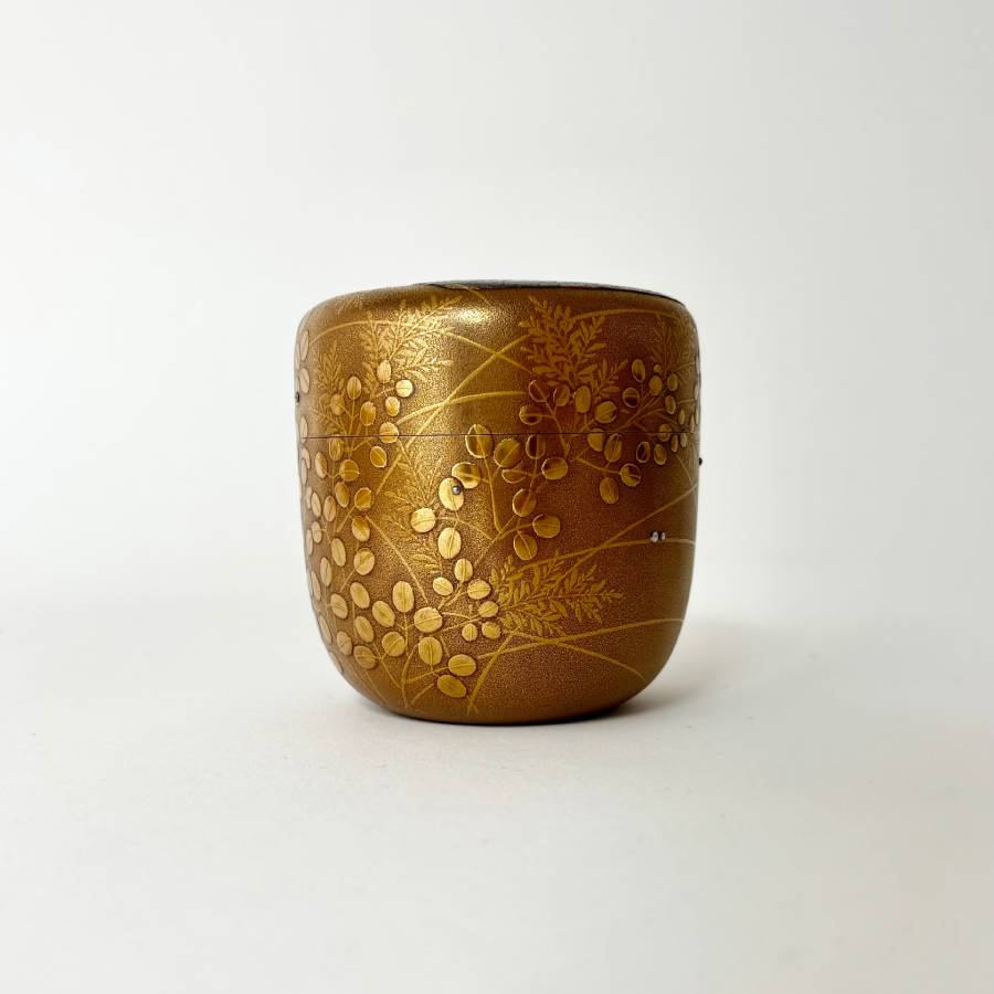 <うるしアートはりや>萩に月蒔絵大棗