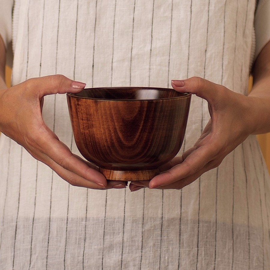 <ぬりもん>深椀/小 栃