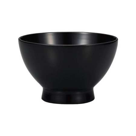 <ぬりもん>あきない汁椀 黒