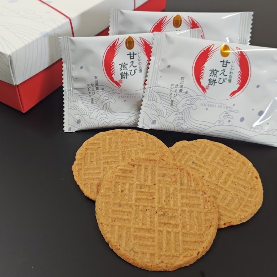 ＜加賀陣屋＞いしかわ自慢 甘えび煎餅40枚入