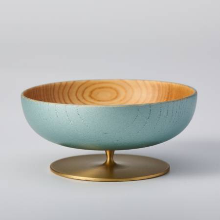 ＜浅田漆器工芸＞もてなしグラス　Round　グリーンパールナチュラル