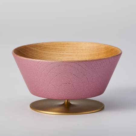 ＜浅田漆器工芸＞もてなしグラス　Tapered　シルキーピンクナチュラル