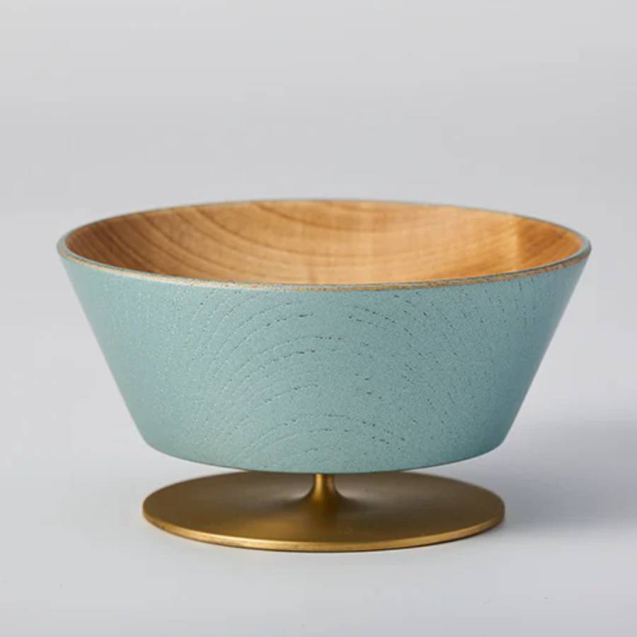 ＜浅田漆器工芸＞もてなしグラス　Tapered　グリーンパールナチュラル