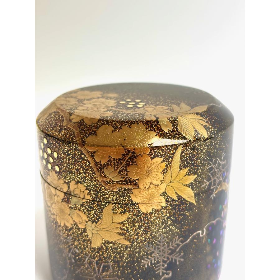 <うるしアートはりや>雪月花蒔絵雪吹