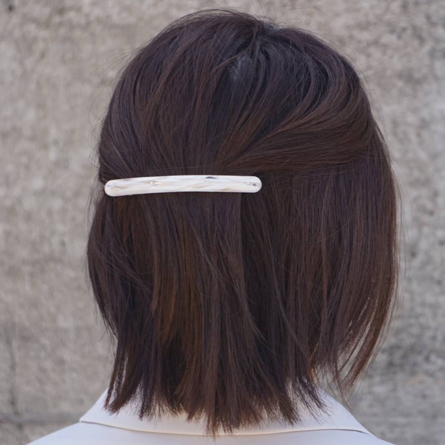 ＜KISSO＞バレッタ　ブラック