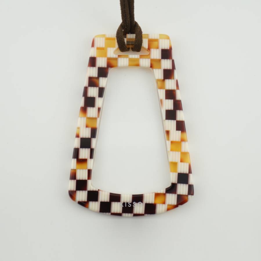 ＜KISSO＞ペンダントルーペ（LS4・マルチブラウン）