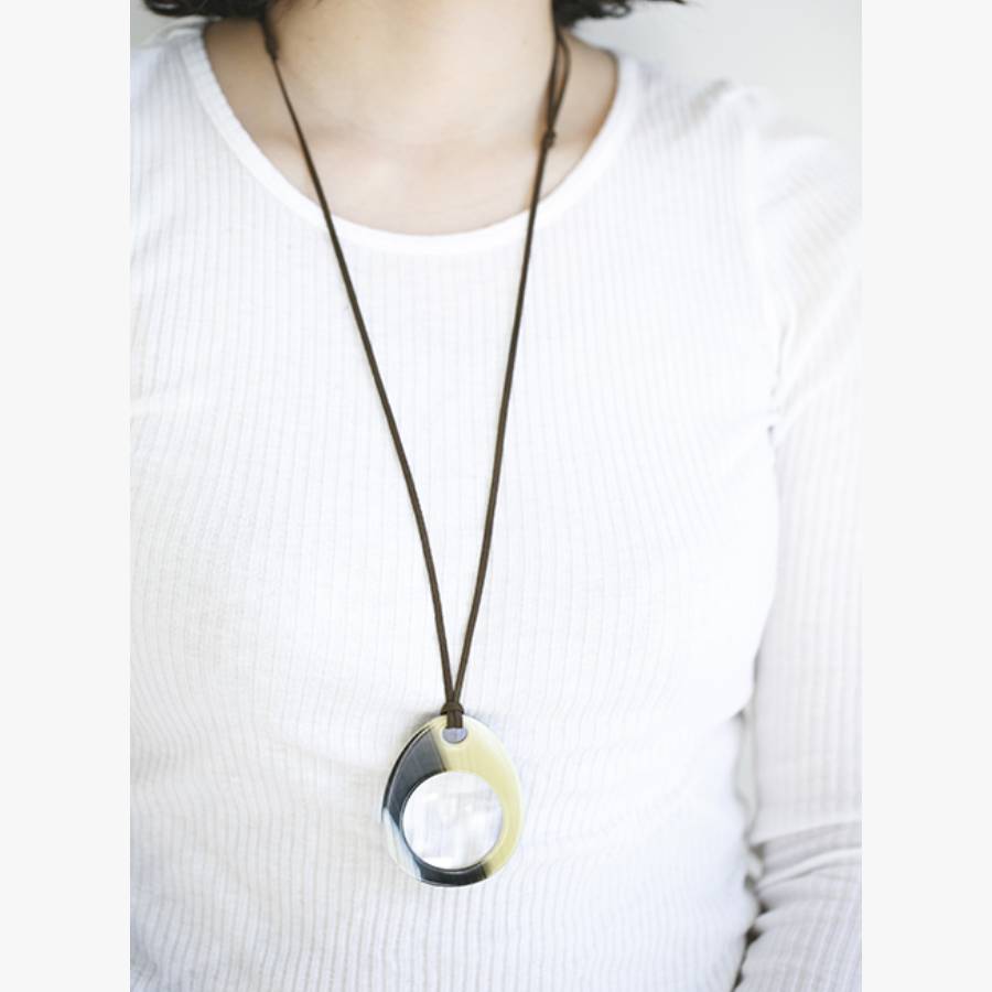 ＜KISSO＞ペンダントルーペ（egA・ブラックラデン）