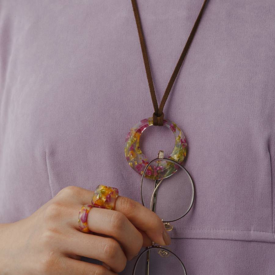 ＜KISSO＞ペンダント（Circle・レッド）