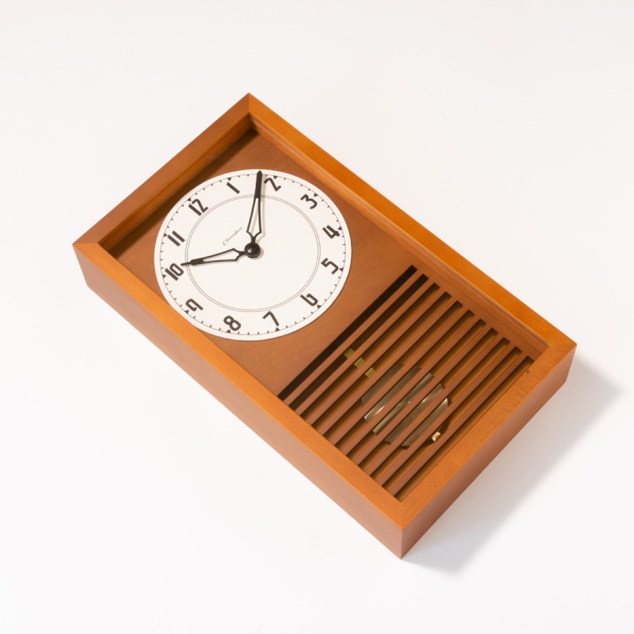 ＜Chambre＞LATTICE PENDULUM CLOCK カフェブラウン