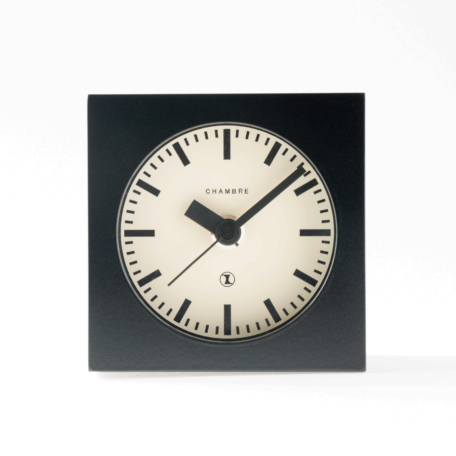 ＜Chambre＞BLOCK DESK CLOCK　ブラック