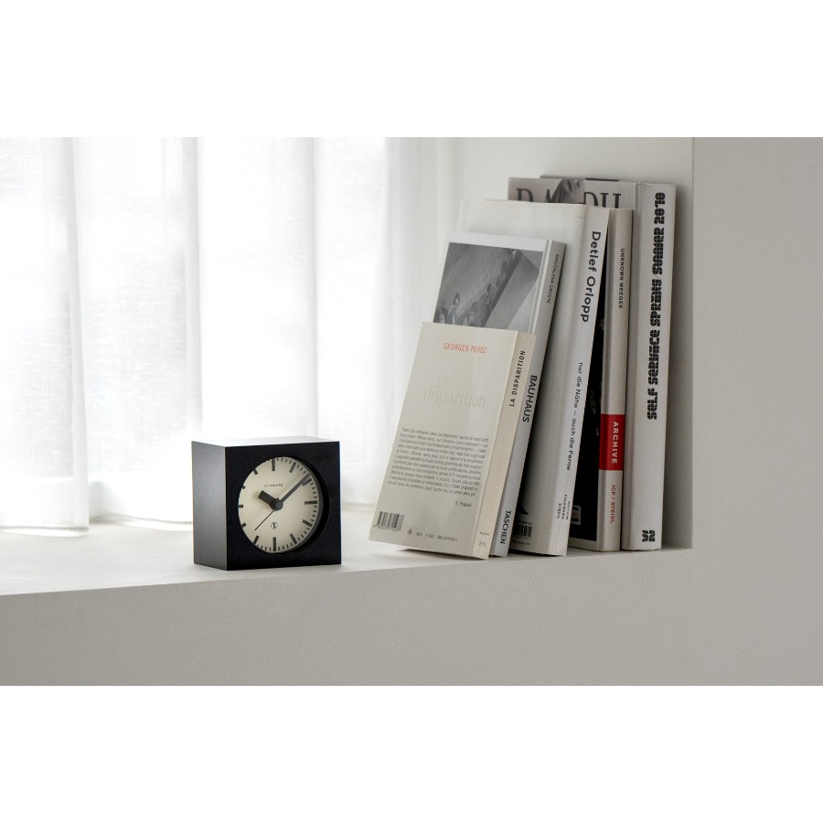 ＜Chambre＞BLOCK DESK CLOCK　ブラック