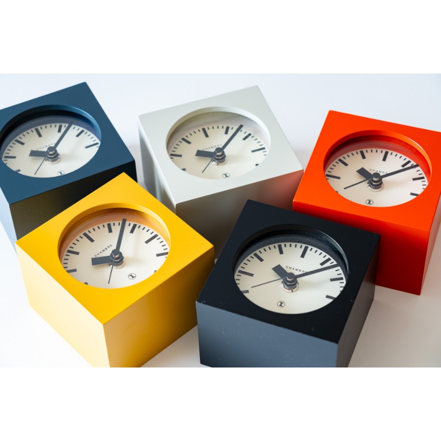 ＜Chambre＞BLOCK DESK CLOCK　ブラック