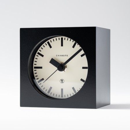 ＜Chambre＞BLOCK DESK CLOCK　ブラック