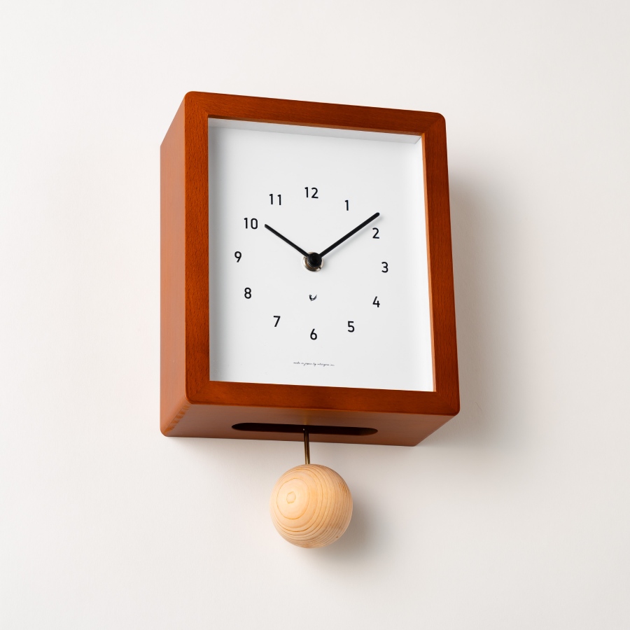 ＜Chambre＞Blanc CLOCK　カフェブラウン