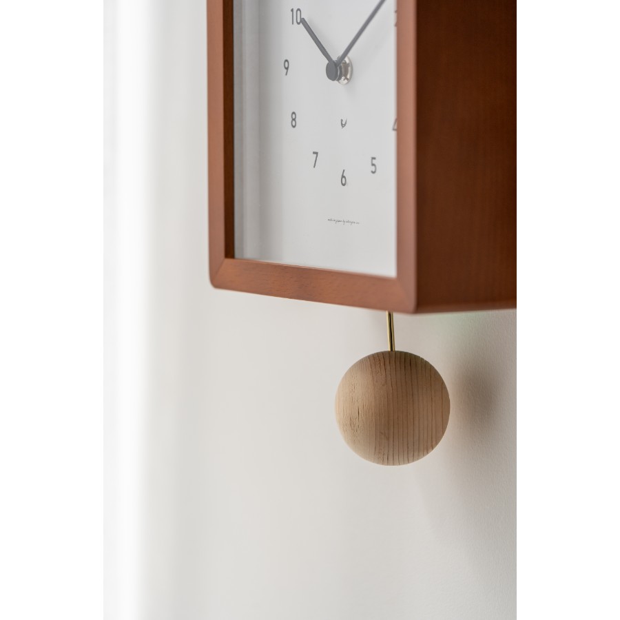 ＜Chambre＞Blanc CLOCK　カフェブラウン
