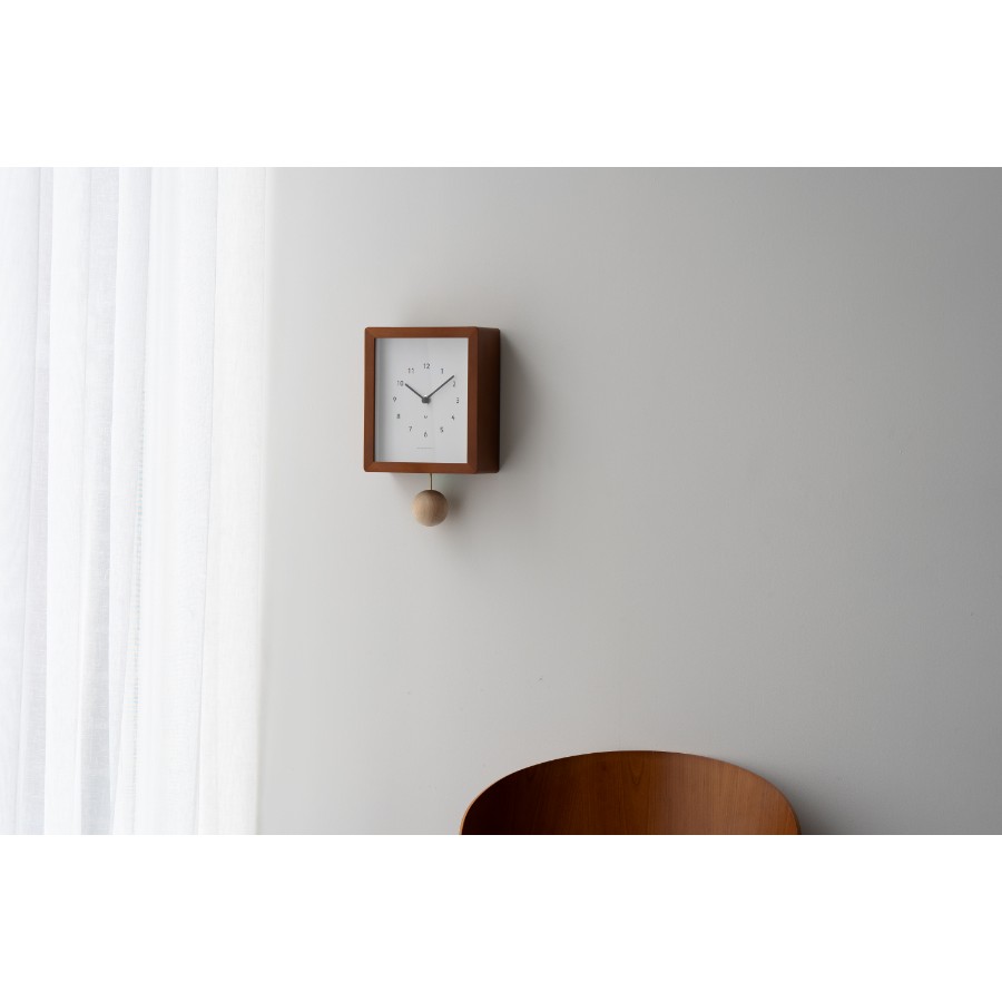 ＜Chambre＞Blanc CLOCK　カフェブラウン