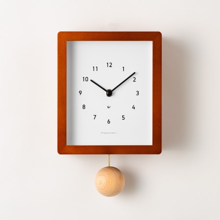 ＜Chambre＞Blanc CLOCK　カフェブラウン