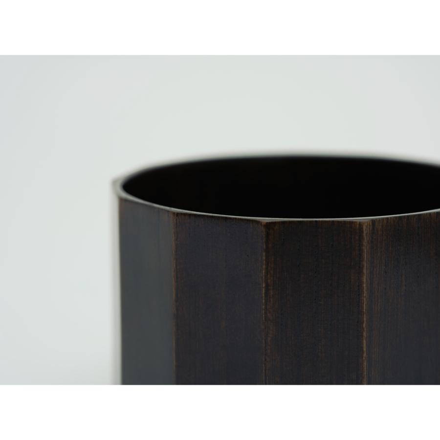 ＜土直漆器＞Keshiki 面取漆器　十　黒拭