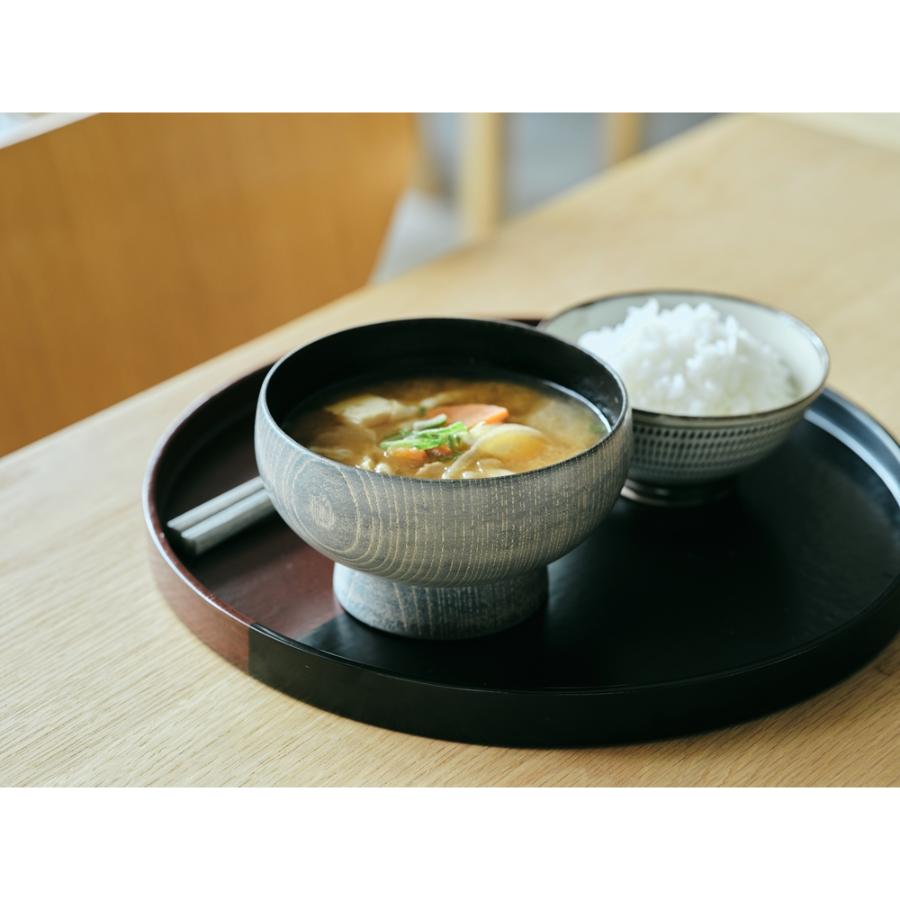 ＜土直漆器＞Keshiki 欅　布袋椀　