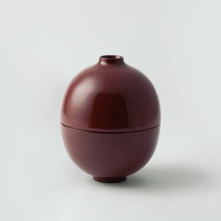 ＜土直漆器＞Keshiki 花の椀　朱