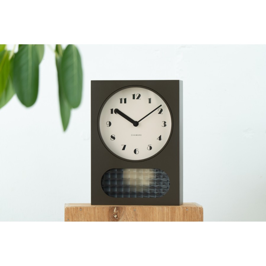 <Chambre>CHARME CLOCK PENDULUM BROWN