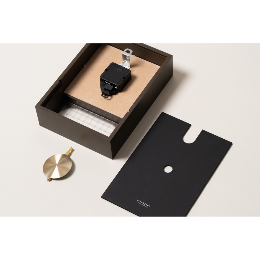 <Chambre>CHARME CLOCK PENDULUM BROWN