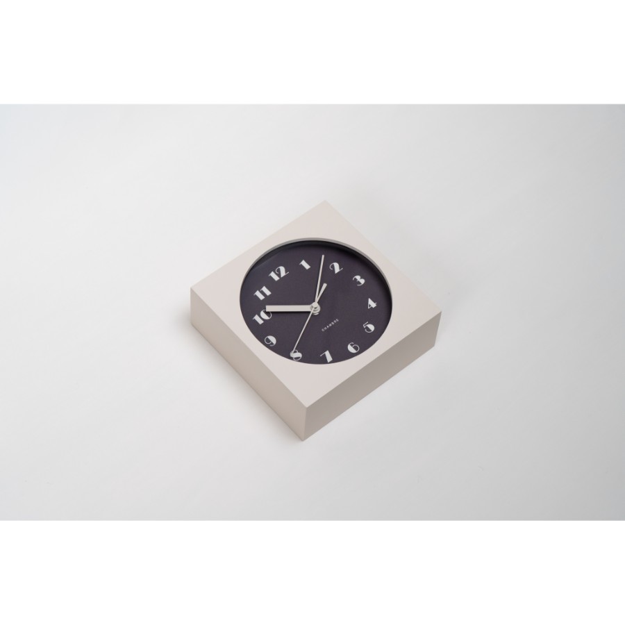 <Chambre>CHARME CLOCK DESK IVORY