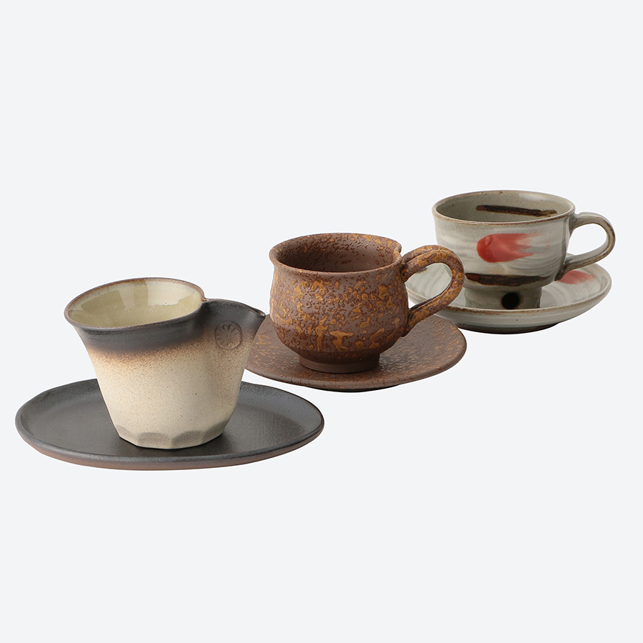 【越前焼　窯元めぐり】珈琲碗皿編