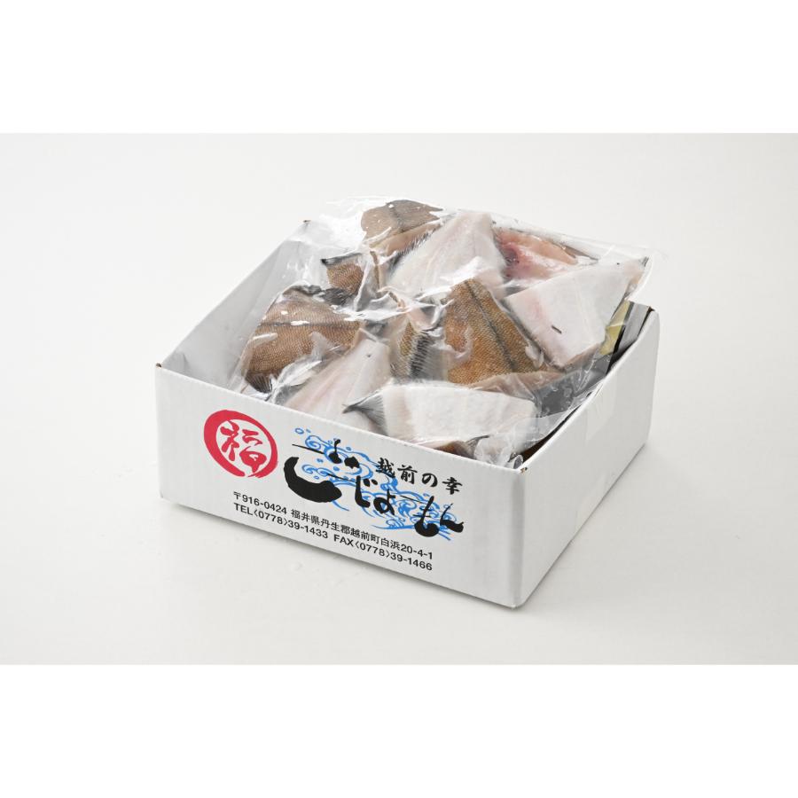 <福丸ごーじょーもん>越前産 カレイ 切り身 計2kg(1kg × 2袋)