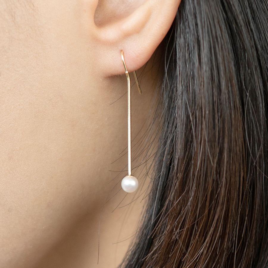 k18 アコヤパールピアス K18 パール ボディピアス │アコヤ真珠 軟骨ピアス – PICOLLET