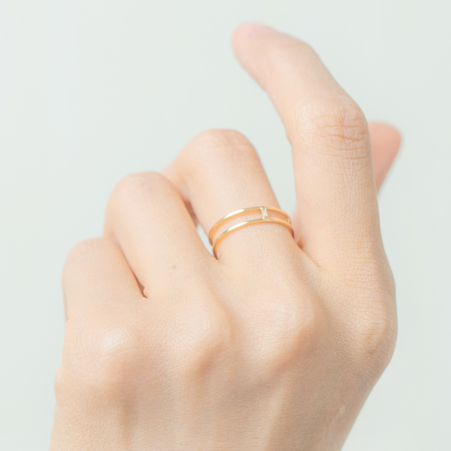 yui専用リンク ONOV LUXE＞リング GIANNA ダイヤ 0.01ct K18 | 山梨県甲府市 | 三越