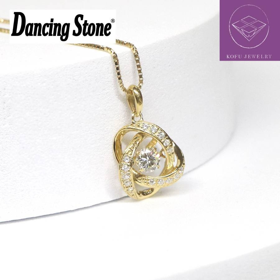 <Crossfor>ダンシングストーン/18金ダイヤモンドエタニティペンダント *ダイヤモンド0.2ct PD-0007