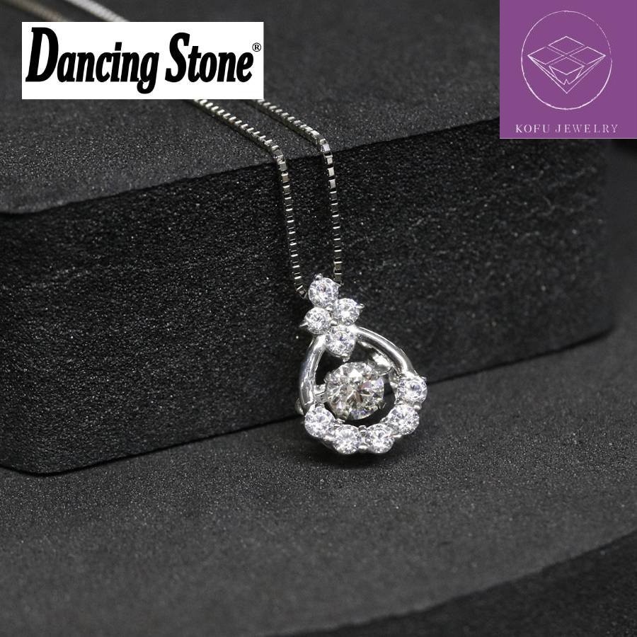 <Crossfor>ダンシングストーン/プラチナダイヤモンドディスティニーベルペンダント *ダイヤモンド0.2ct PD-0009