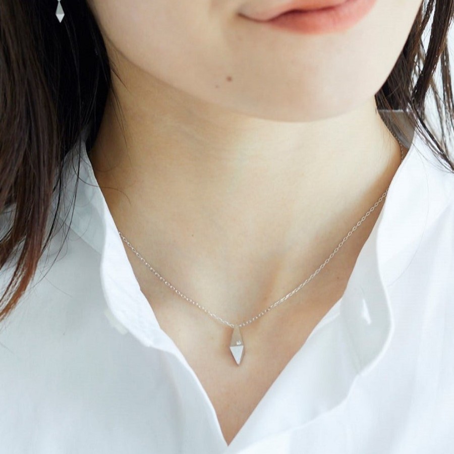 ＜nokim＞K14 ダイヤモンド ペンダントネックレス kado　diamond pendant necklace KNP-14YG