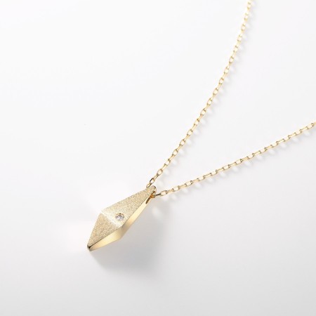 ＜nokim＞K14 ダイヤモンド ペンダントネックレス kado　diamond pendant necklace KNP-14YG
